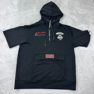 Aape by A Bathing Ape Black Short Sleeve Tee Men’s Size L